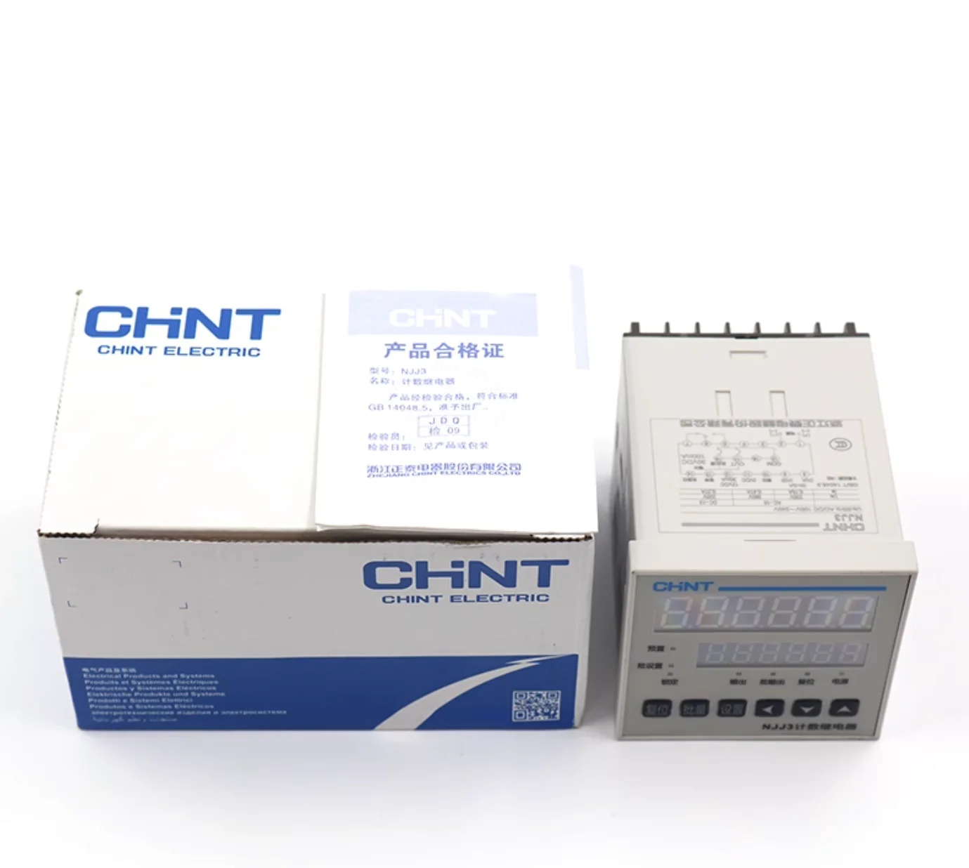 CHINT 계산 릴레이 NJJ3 AC/DC100V-240V