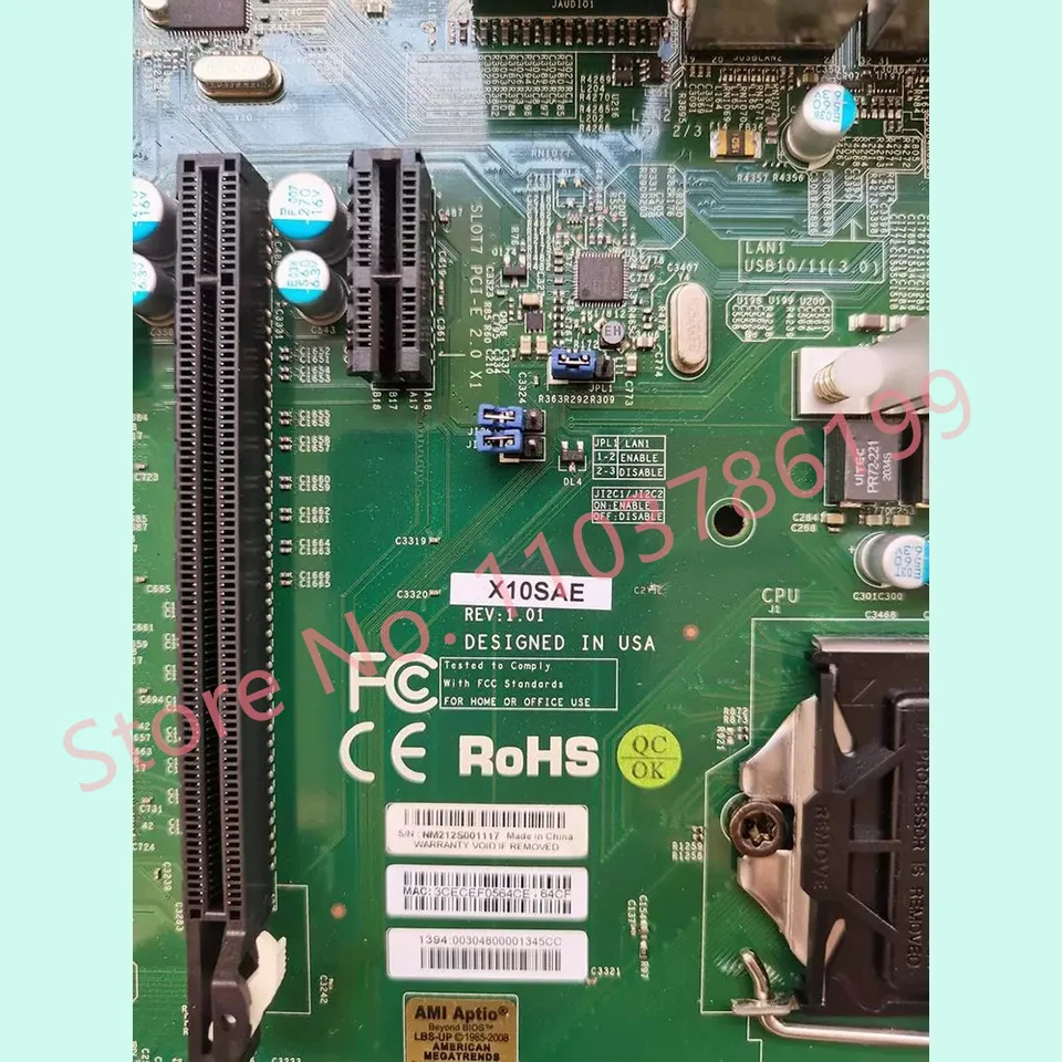 슈퍼마이크로 장비 기계 마더보드지지대 E3-1230V X10SAE 1150 핀