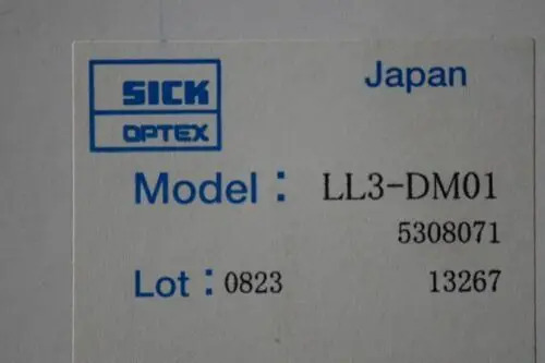 SICK 정밀 동축 광섬유센서 LL3-DM01 LL3DM01
