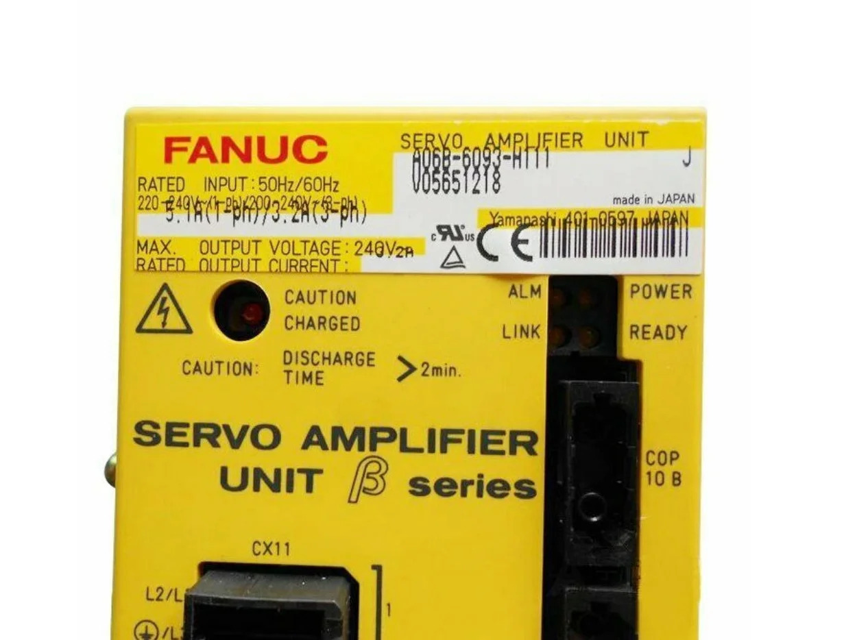 A06B-6093-H111 Fanuc 서보 드라이브 증폭기 장치 12개월 A06B 6093 H111