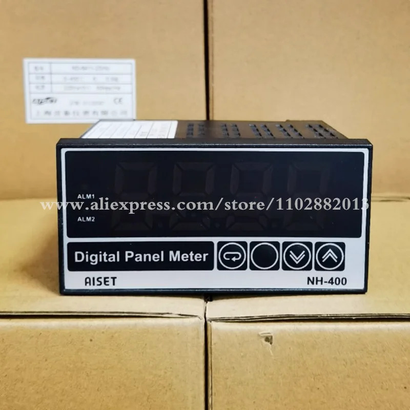 오리지널 디지털 패널 미터 NH-400 NH-406Z 입력 0-10V