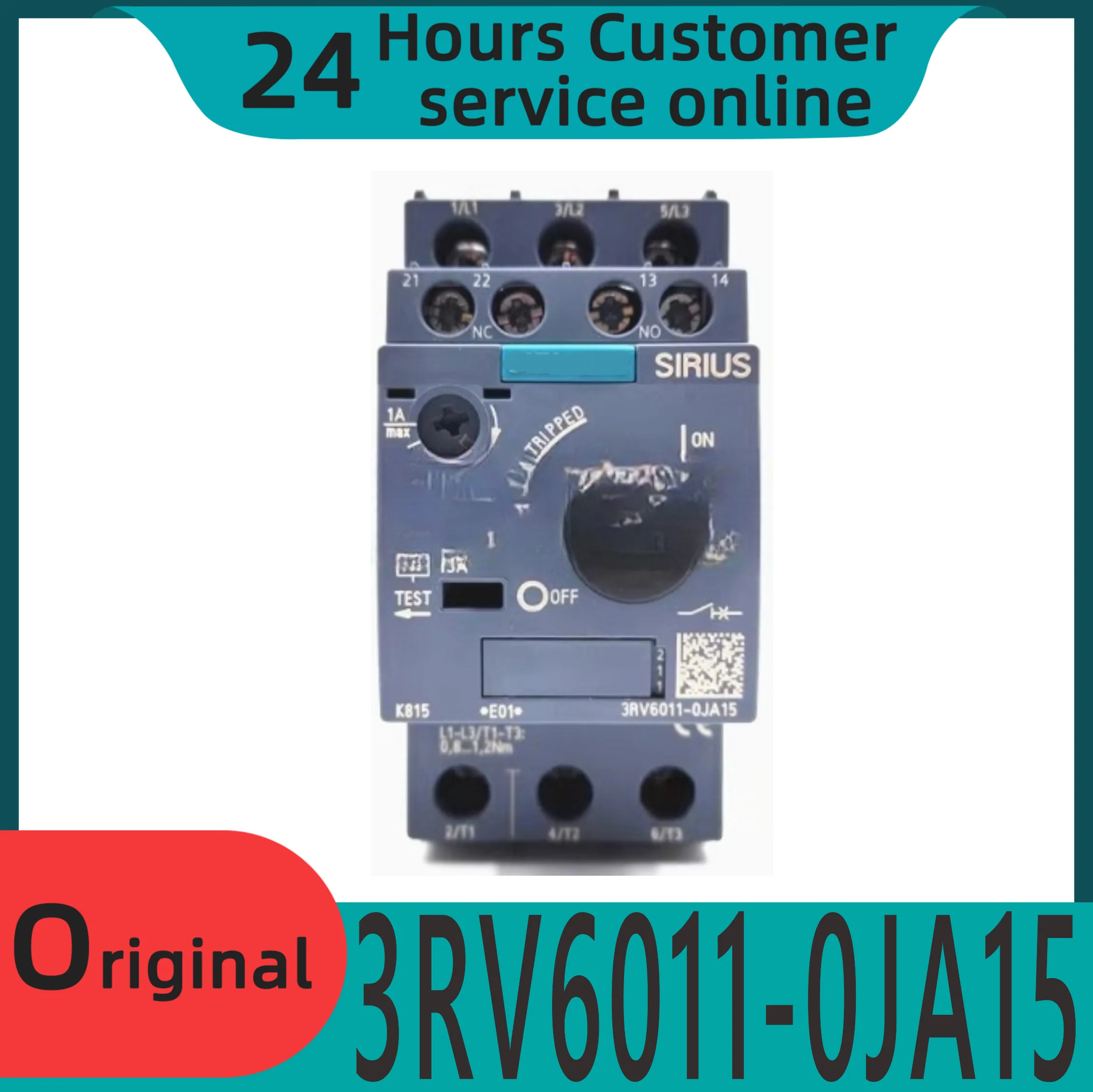 오리지널 모터 보호 회로차단기 3RV6011-0JA15 0GA15