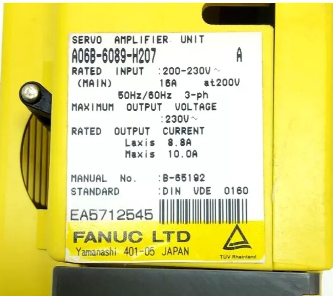 A06B-6089-H207 FANUC 서보 드라이브 모듈 리퍼 완료 A06B6089H207
