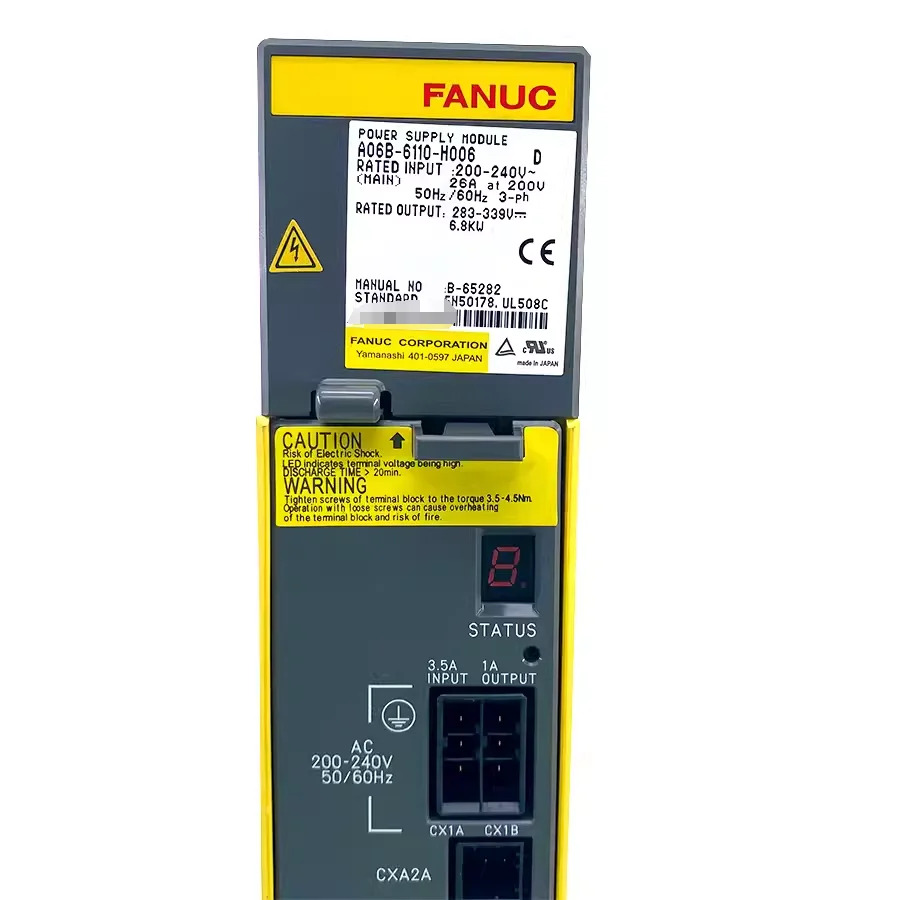 A06b-6110-H006 Fanuc 서보 드라이브 모듈 리퍼 OK A06b 6110 H006
