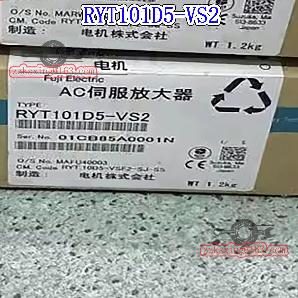 오리지널 AC 서보 드라이버 신 RYT101D5-VS2