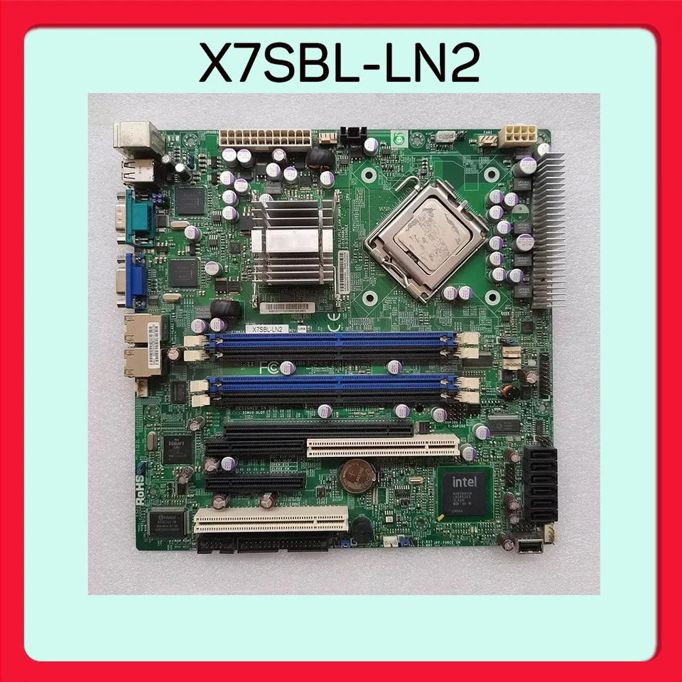 슈퍼마이크로 산업마더보드775 스티치 X7SBL-LN2