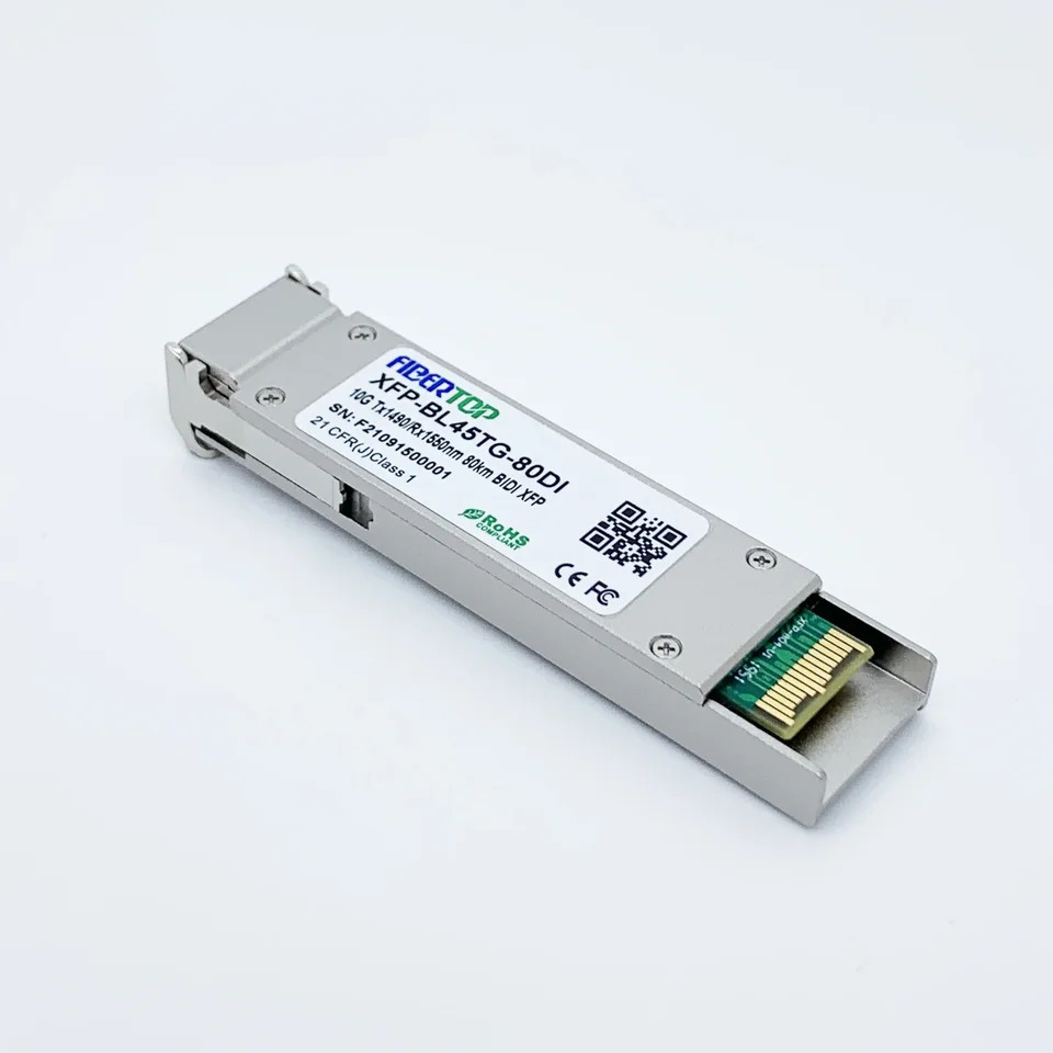 FIBERTOP 광섬유 송수신기 10G XFP bidi 1490 Tx 1550nm Rx 80km