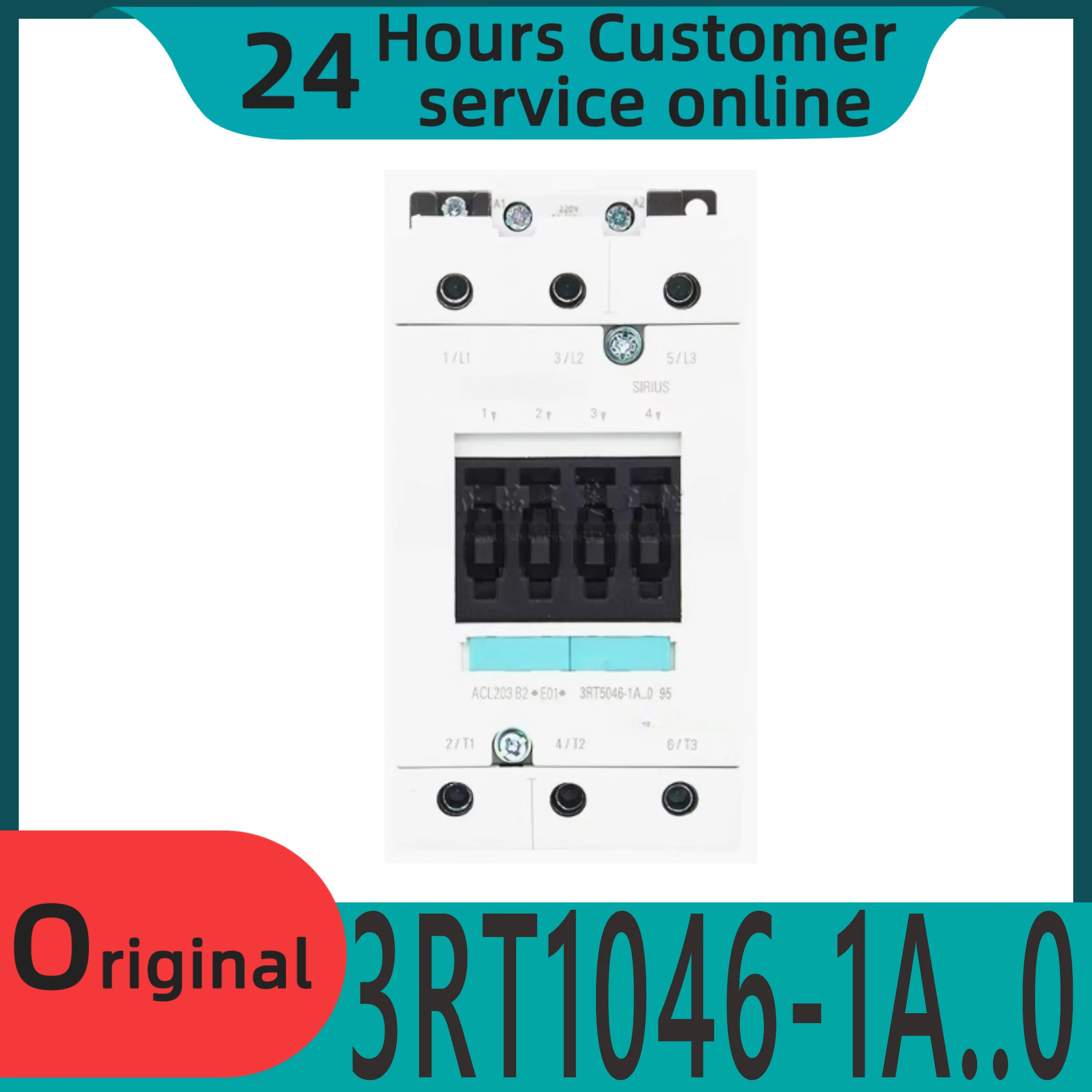 오리지널 AC 접촉기 3RT1046-1A 0 3RT1046 AC110V 220V 24V