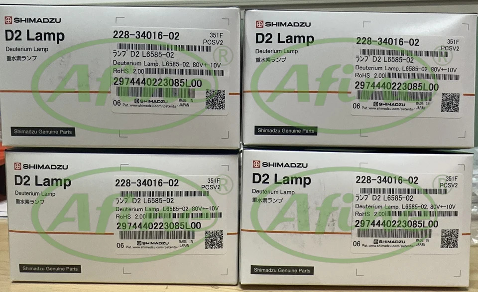 AFINE Agilent 중수소 램프 SPD-10p vpD2 228-34016-02