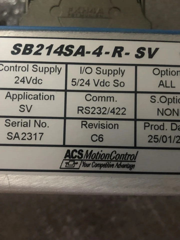 ACS 모션 컨트롤러 오리지널 포장을 SB214SA-4-R-SV