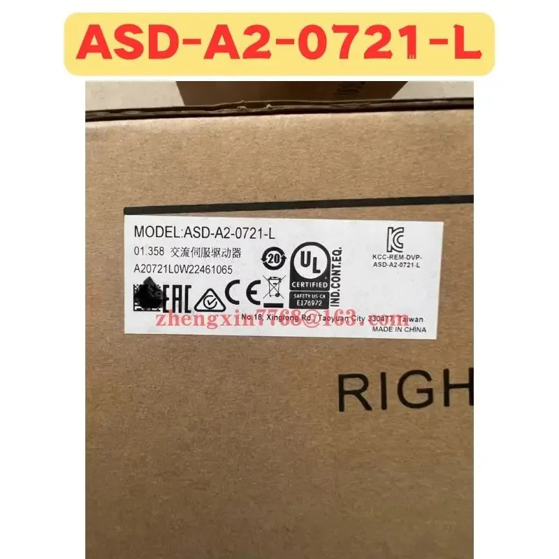 오리지널 ASD-A2-0721-L 서보 드라이브 ASD A2 0721 L 신