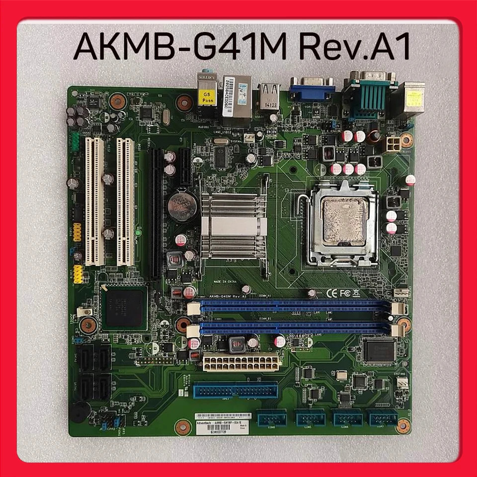 Advantech 산업컴퓨터 마더보드 AKMB-G41MF-00A1E AKMB-G41M Rev.A1