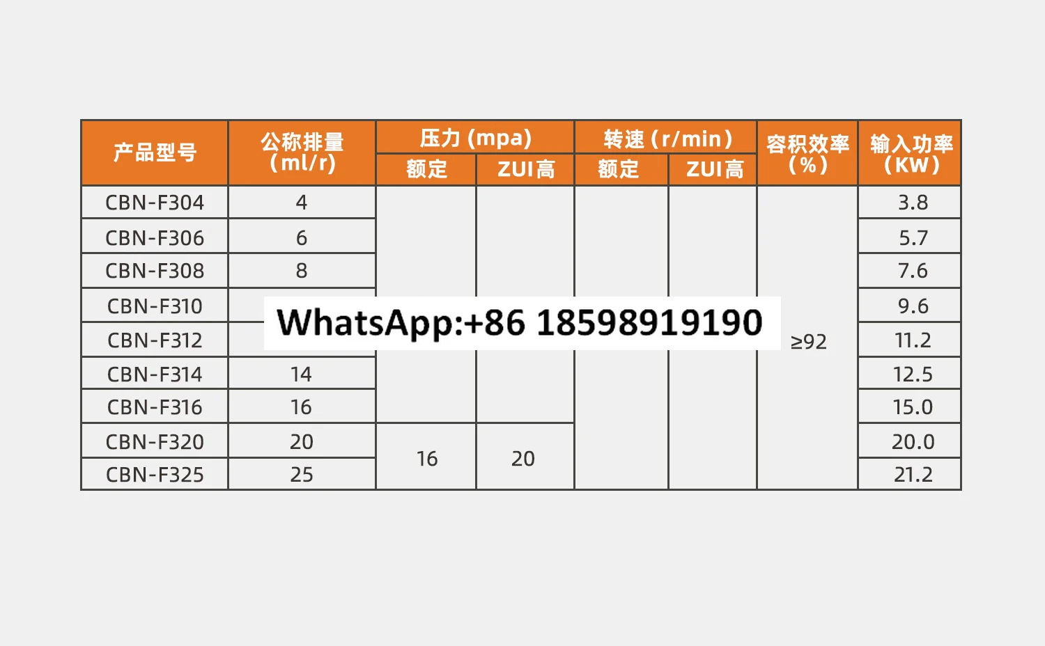 F316 기어 펌프 CBN F314 F306 F310 F320 304 CB
