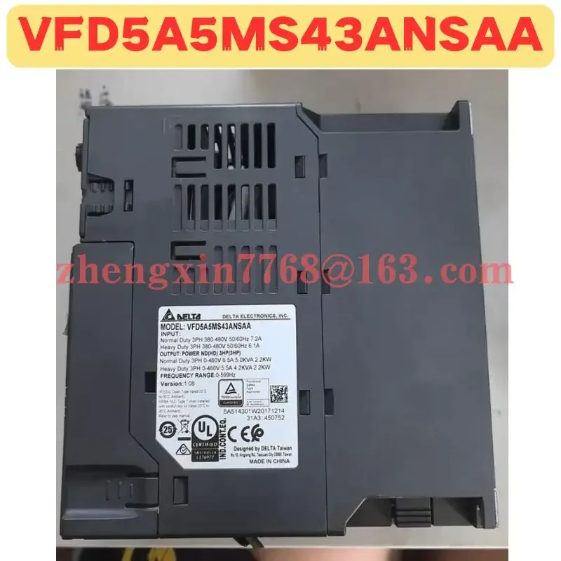 리퍼 주파수 변환기 정상 기능 완료 VFD5A5MS43ANSAA