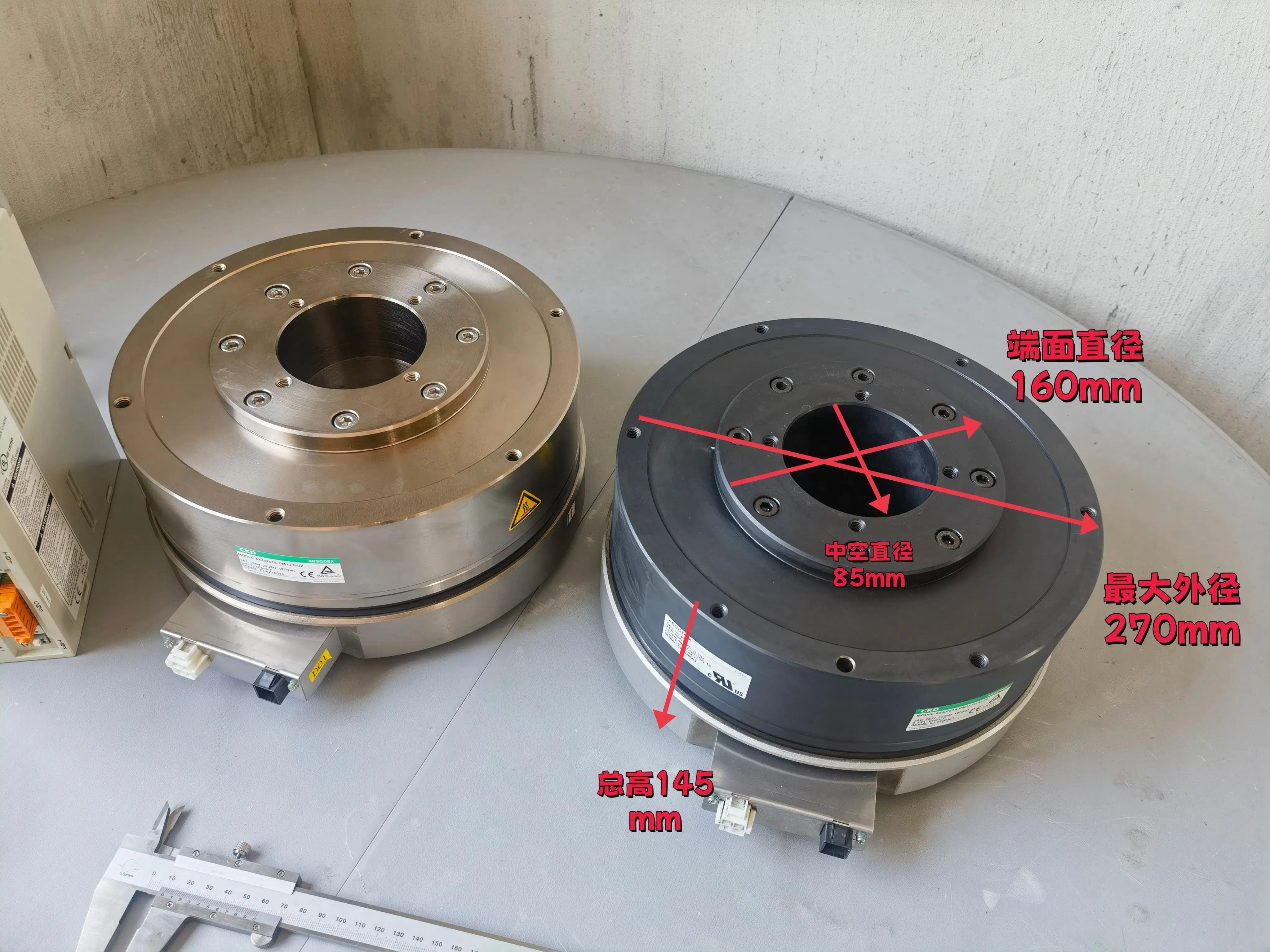 CKD 다이렉트 드라이브 DD 모터 인덱싱 AX4075TS-DM10-S-U2 AX4075TS-DM04-P3-M-U0
