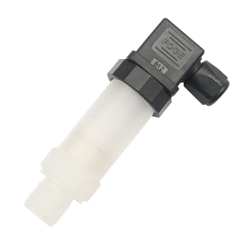세라믹 전체 PTFE 부식 방지 압력센서 농축 산 알리 부식성 PVDF 압력 트랜스미터