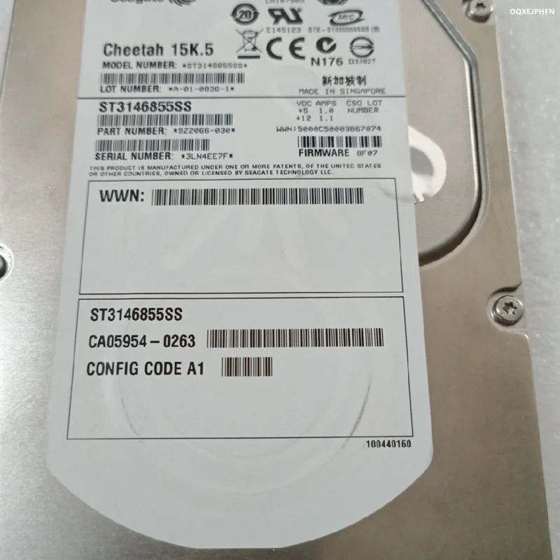 FUJITSU DX80 146GB SAS 3.5 15000RPM 16MB 하드 드라이브 CA06910-E012 CA05954-0263거새