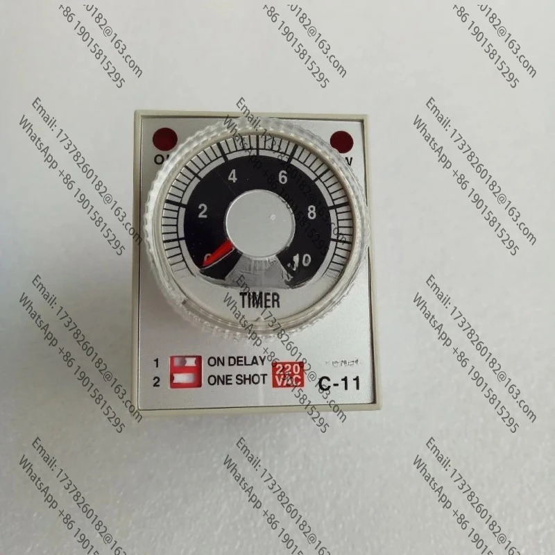 C11220V 타이머 컨트롤러 원본 ON DELAY 또는 ONE SHOT C-11 220VAC