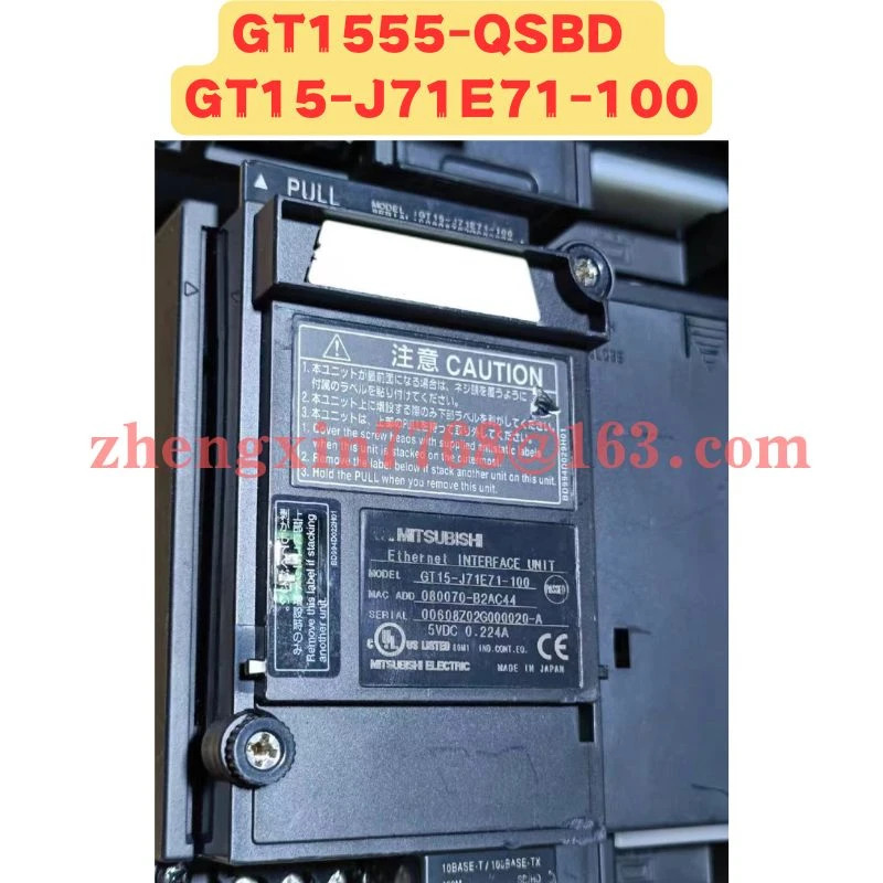 리퍼 터치 스크린 1555-QSBD 통신 15-J71E71-100 A 세트 모듈 정상 기능 완료