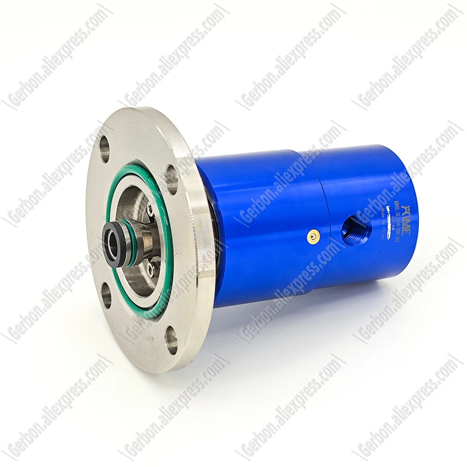 DEUBLIN 오일 로터리 유니온 고속 2 채널 108 mm 플랜지 1/4 인치 NPT 2620-300-252 교체