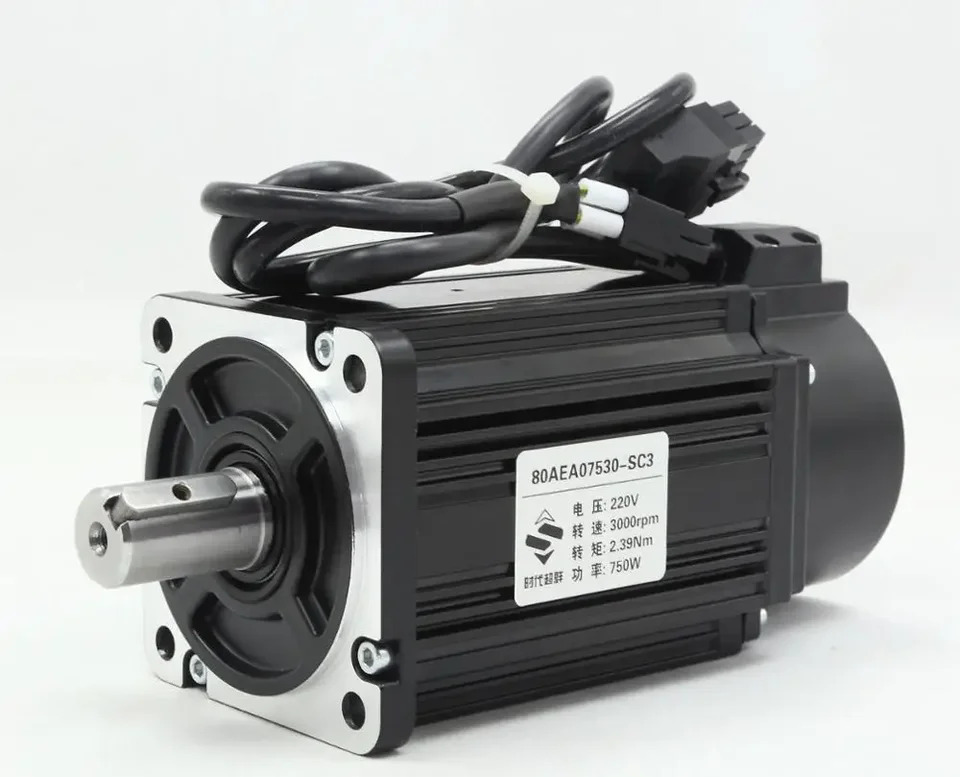 공급 AC 서보모터 CNC 0.75kw 220V 750W 2.39 NM 3000rpm