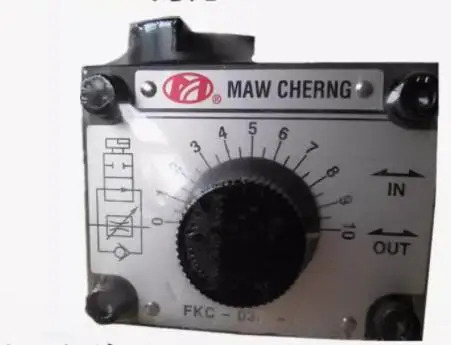 MAW CHERNG 기계식 속도 제어 밸브 FKC-02R-4 FKC-02L-4 FKC-03R-4 FKC-03L-4 FKC-02-4 FKC-03L-8