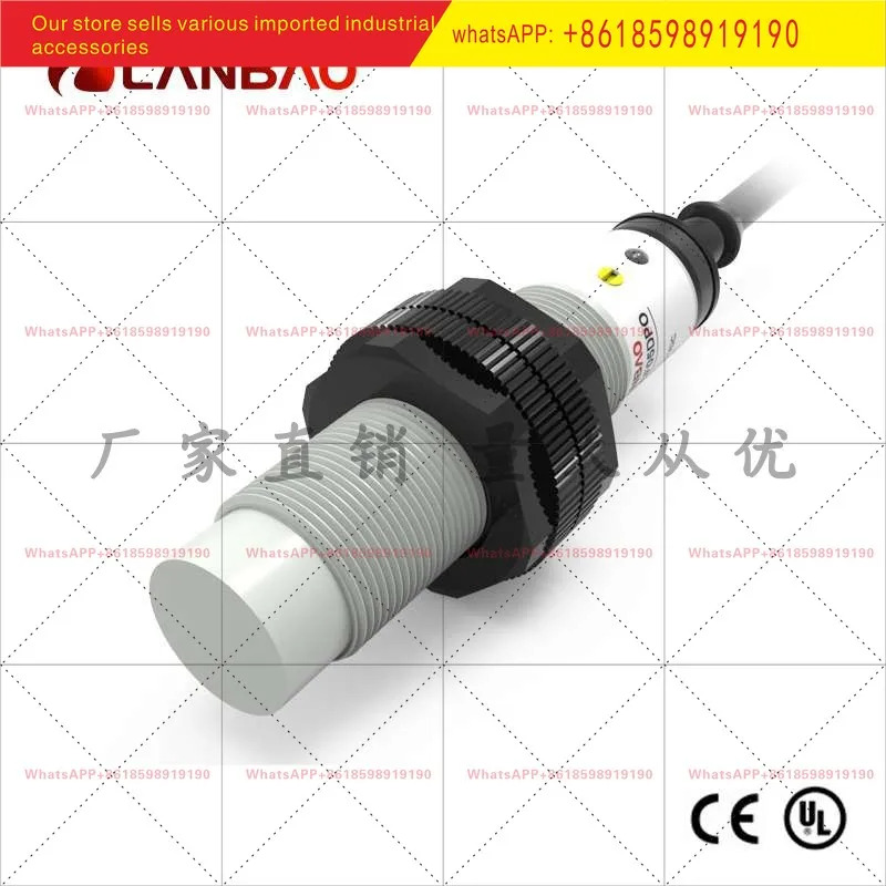 CR18SCN08DNO 정전용량 센서 비매립형 8mm 조절 플라스틱 원통형 스위치
