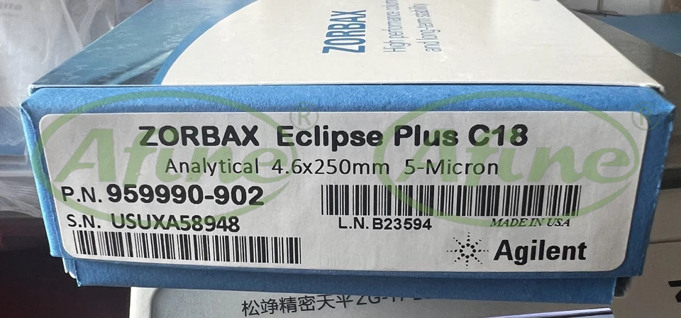AFINE Agilent ZORBAX Eclipse Plus 959990-902C18 4.6x250mm 5 m 400 barhp호환LC