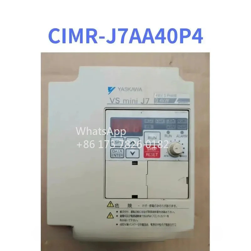 CIMR-J7AA40P4 리퍼 J7 시리즈 인버터 400V 3PHASE 0.4kW 기능 OK