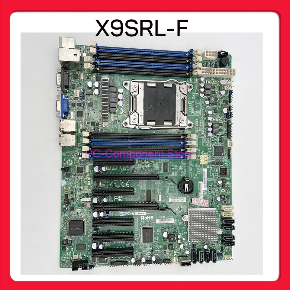 Supermicro 서버 마더보드 LGA2011 E5-2600/1600 V1/V2 군 ECC DDR3 PCI-E 3.0 듀얼 포트 GbE LAN SATA3 IPMI 2.0 X9S