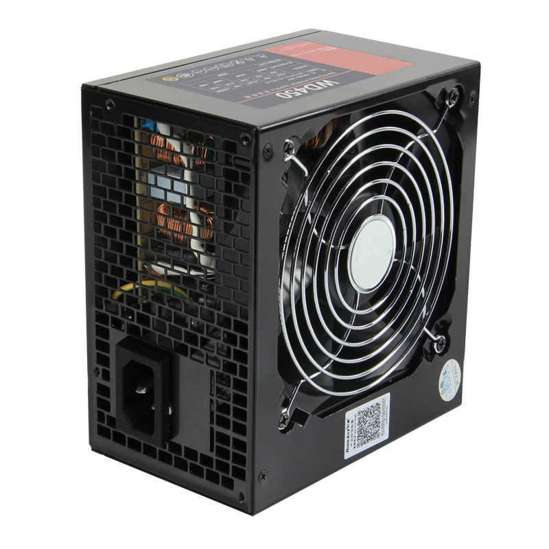 헌트키 WD450 PSU 광범위 무소음 액티브 백라지지대 1060 GPU 450W 전원공급장치 HK550-12FP 신