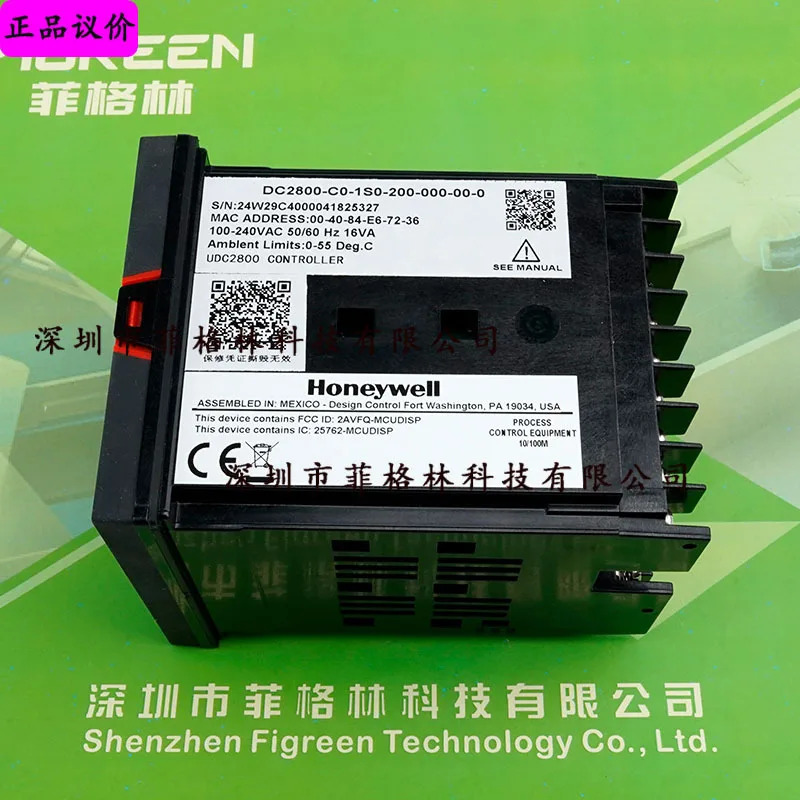 실제 DC2800-C0-1S0-200-000-00-0 하니웰 디지털 온도 조절기