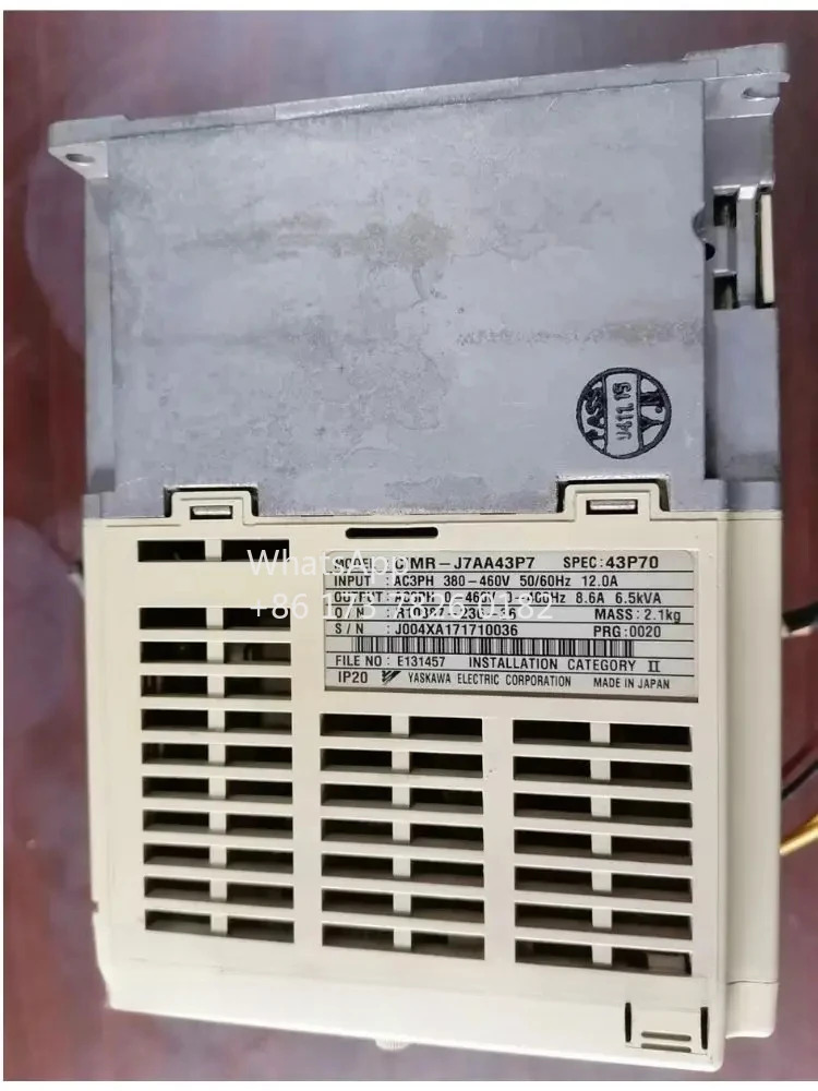 CIMR-J7AA43P7 리퍼 J7 시리즈 인버터 400V 3PHASE 3.7kW 기능 OK