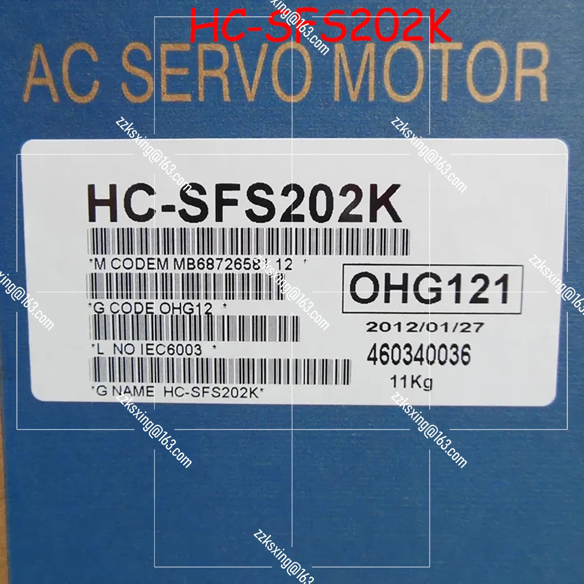 오리지널 서보모터 HC-SFS202K 신