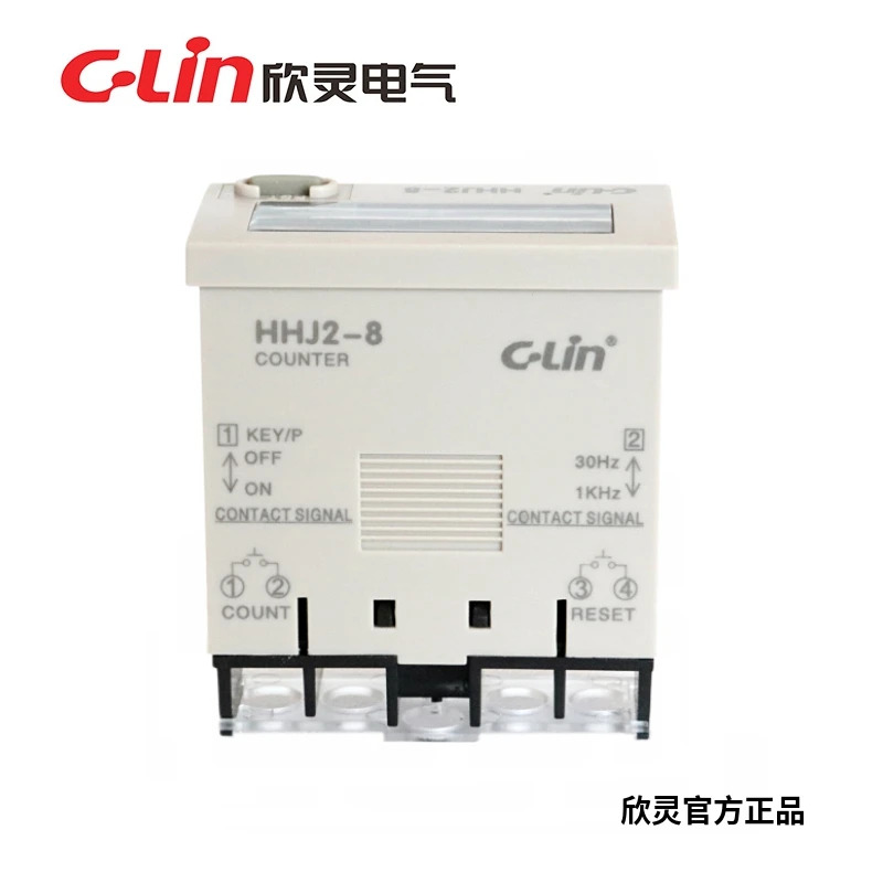 HHJ2-8H7EC 8비트 LCD 전압 없음 접촉 펄스 카운트