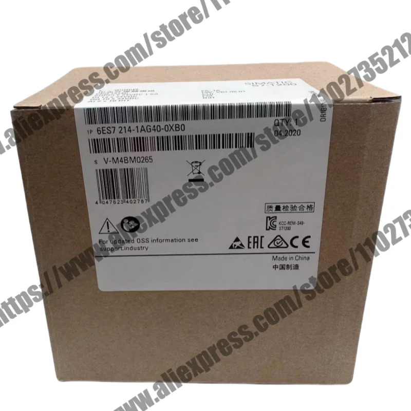 S7-1200 CPU 1214C 컴팩트 PLC 6ES7 214 6ES7214-1AG40-0XB0 6ES7214-1BG40-0XB0 6ES7214-1HG40-0XB0