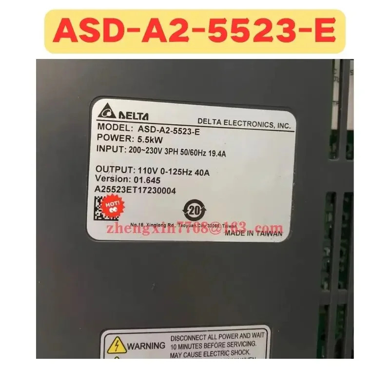 리퍼 서보 드라이브 ASD-A2-5523-E ASD A2 5523 E 정상 기능 완료