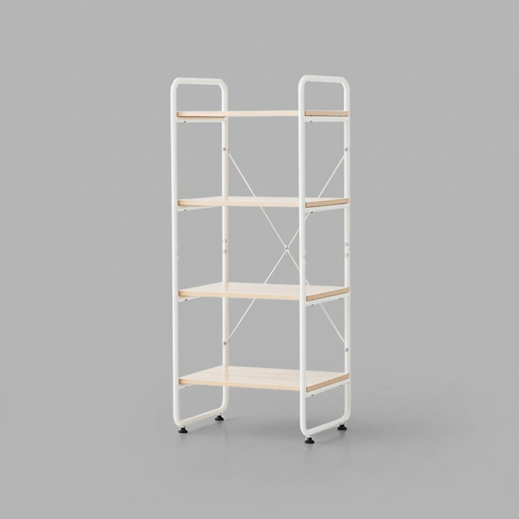 OLLSON 선반 400 400mmx325mm980mm, 4단, 화이트 2681.8990 이미지 6
