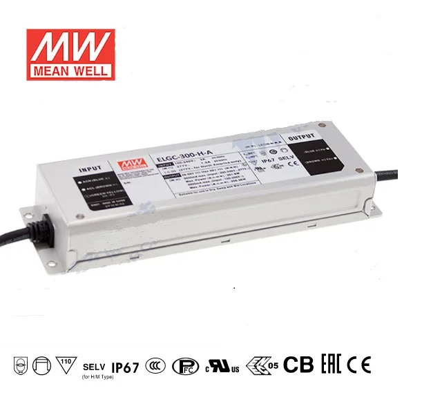 ELGC-300-H-AB 대만 Mingweisheng 전원 방수 공급 장치 조절 가능디밍 300W 5600mA