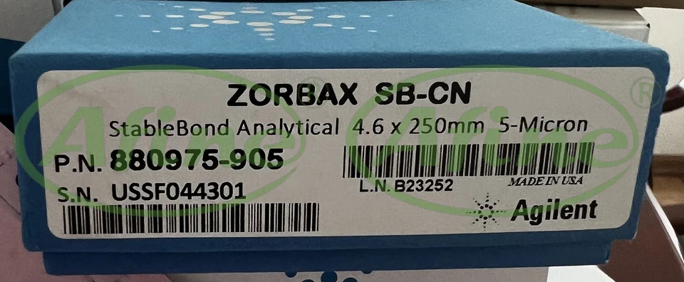 AFINE Agilent ZORBAX NP/SFC880975-905883975-906883975-914StableBond CN 기둥 4.6x250mm5 m 400 barSB-C8