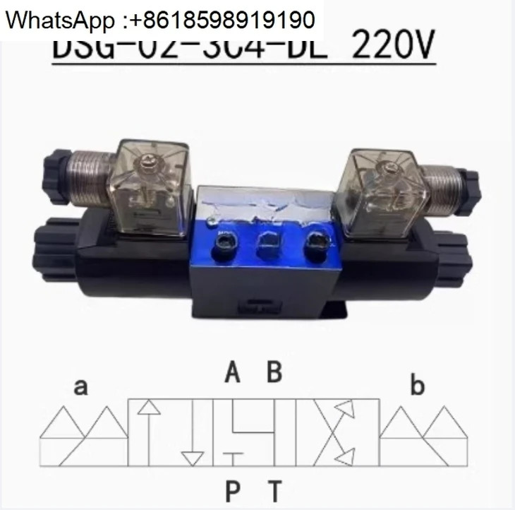 유압 역전 솔레노이드 밸브 DSG-02-3C2 3C3 3C4 3C6 2B2-DL LW D24 A220 01