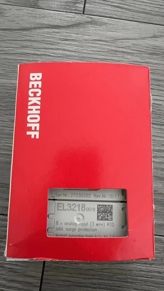 독일 Beckhoff 모듈 EL3218-0018 EL3318 SF Expres