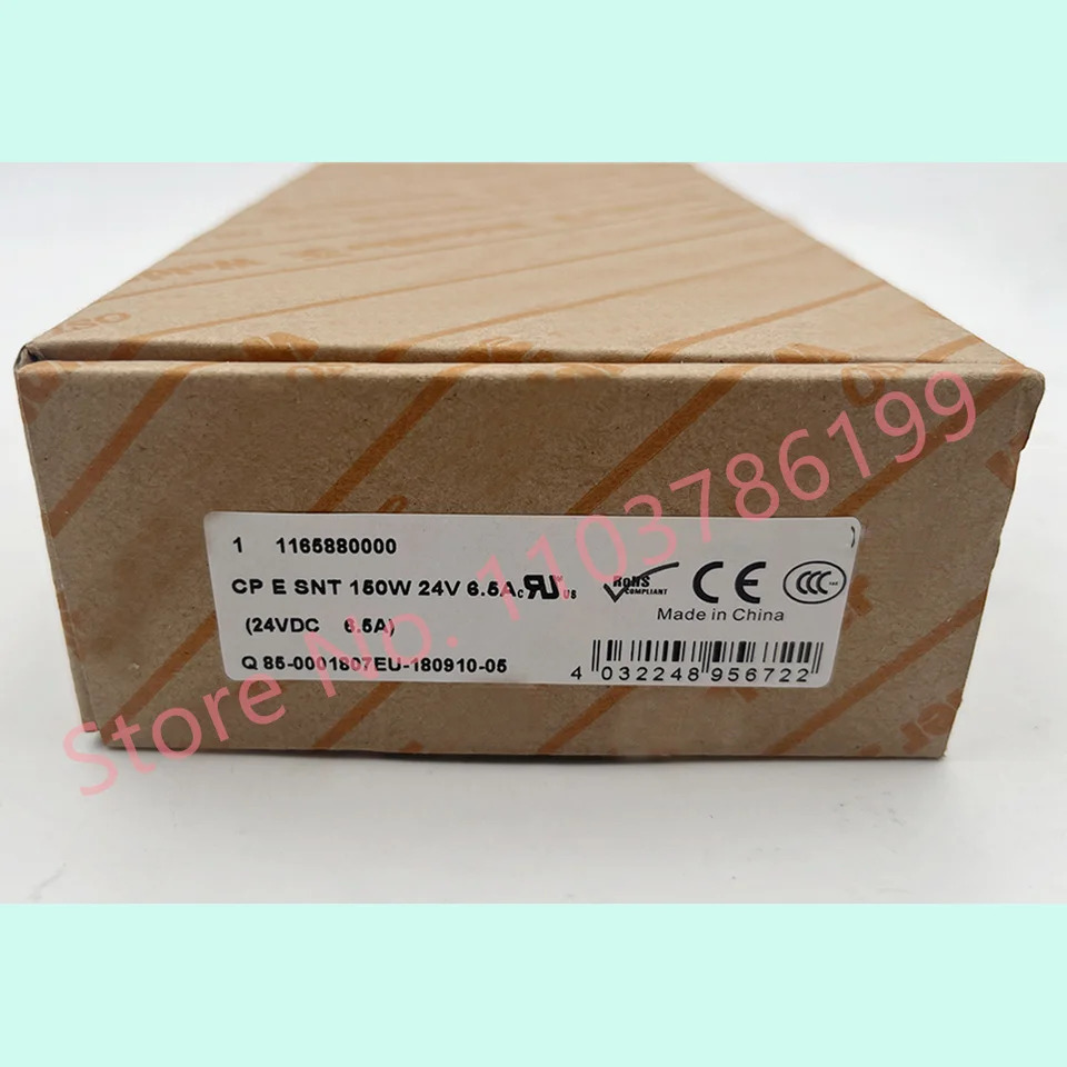오리지널 스위칭 전원공급장치 1165880000 Weidmuller CP E SNT 150W 24V 6.5A