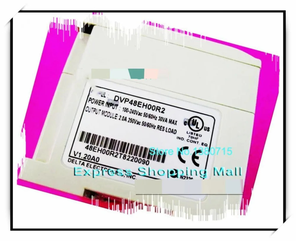 DVP48EH00R2 PLC 24DI 24DO 릴레이 출력 신