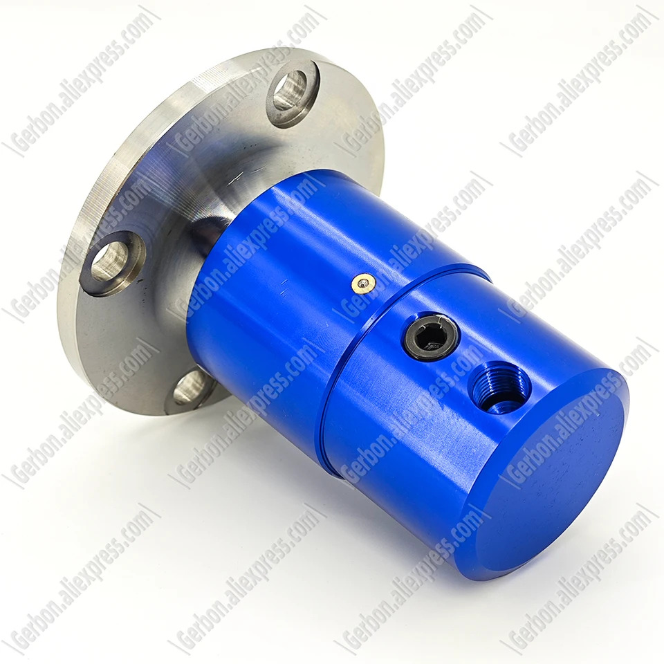 DEUBLIN 오일 로터리 유니온 고속 2 채널 108 mm 플랜지 1/4 인치 NPT 2620-300-252 교체