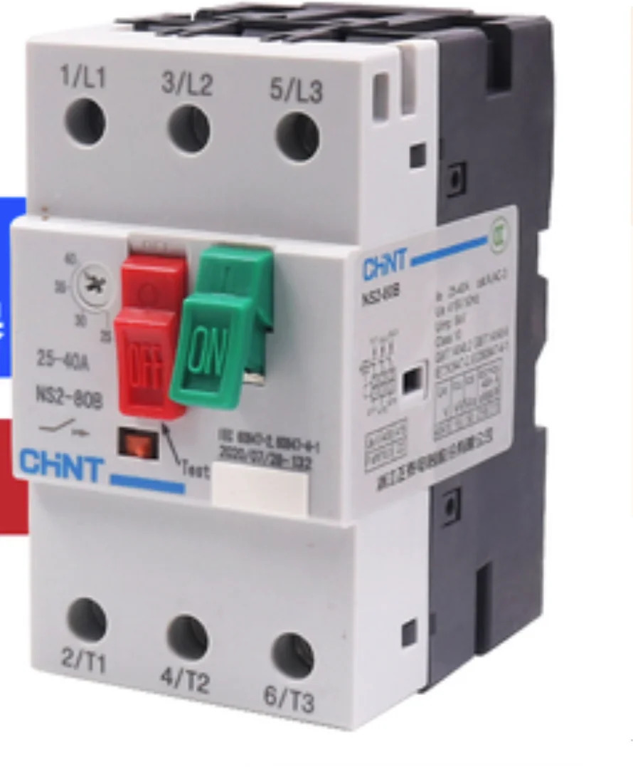 CHINT AC 모터 스타터 NS2-80B 25-40A 적가능전력 12.5-20KW