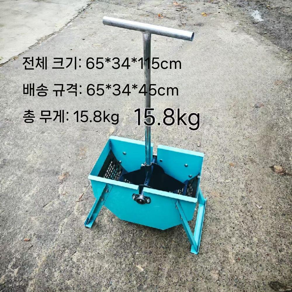 수동 수확기 파종기 텃밭 농업용 박피기 도구 손압 말뚝 땅콩까는 가정용 소형 농기구 타작기 - 상세 이미지 3