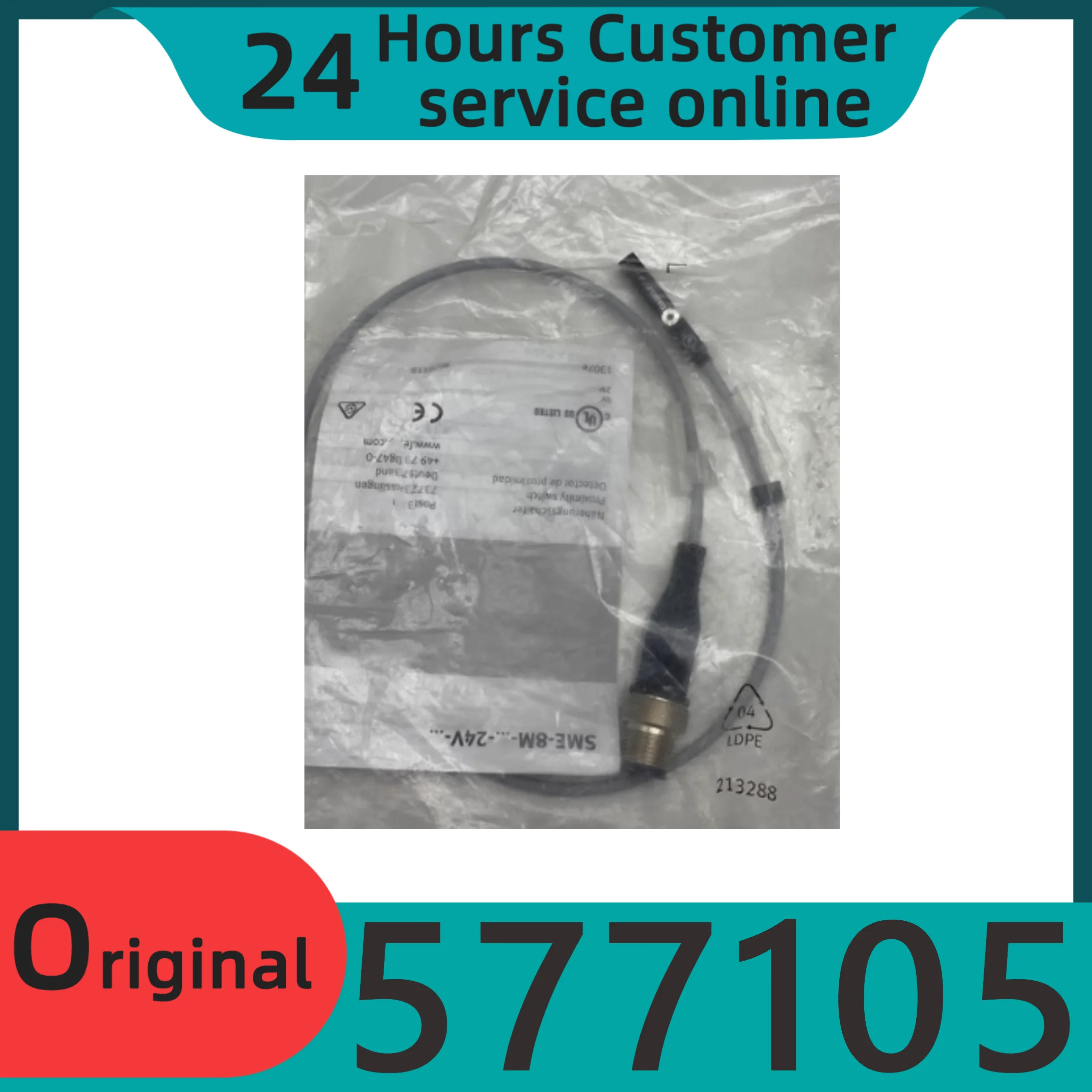 오리지널 센서 SME-8M-DS-24V-K-0.4-M12 577105