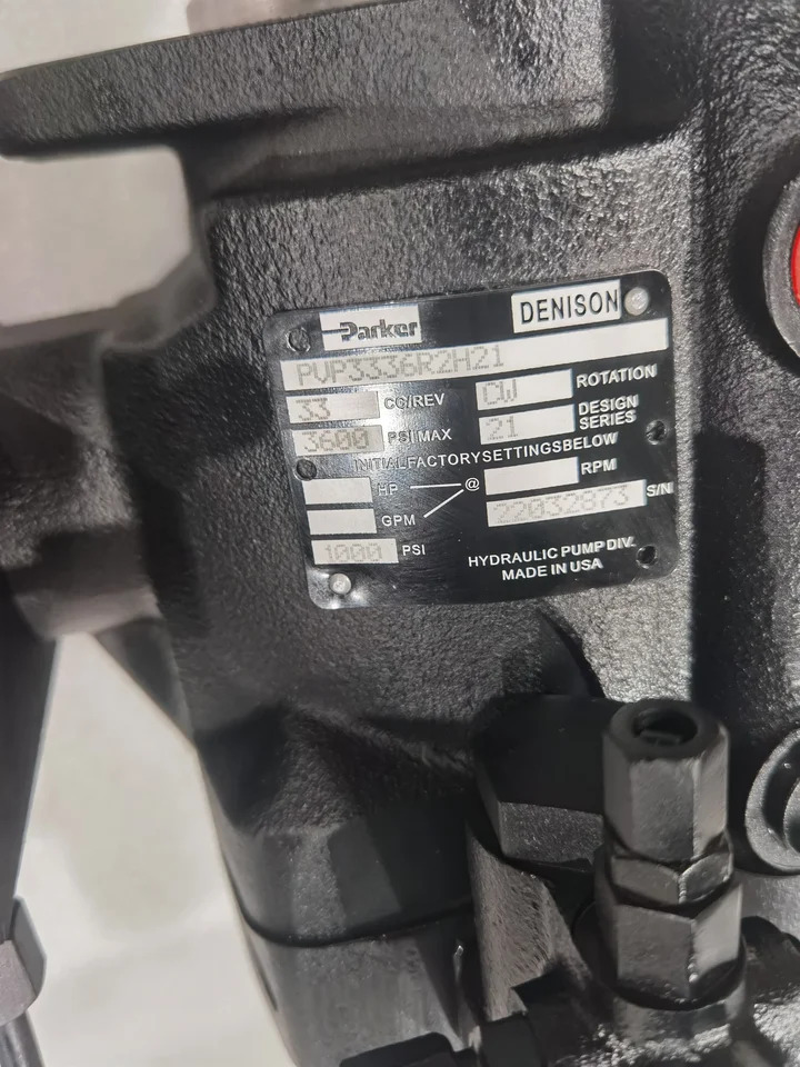 PARKER 유압 가변 볼륨 피스톤 펌프 PVP3336R2H21 PVP33369R221 PVP16362R212 PVP1636C4R26A412 PVP PVP3336 PVP33