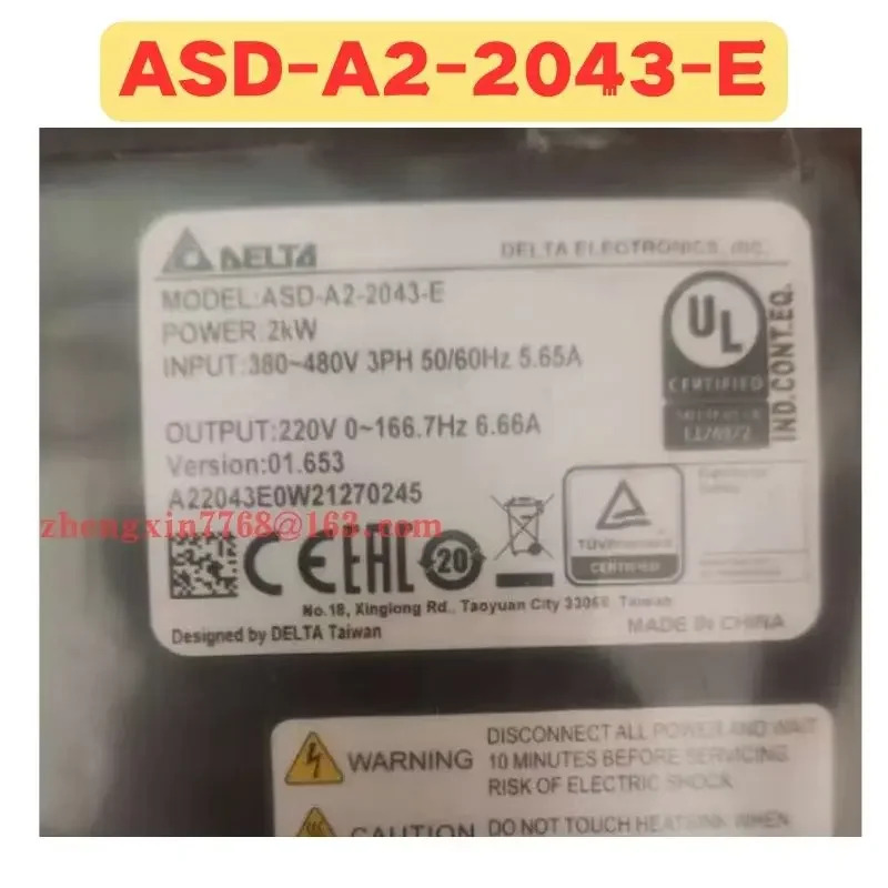 오리지널 ASD-A2-2043-E 서보 드라이브 ASD A2 2043 E 신